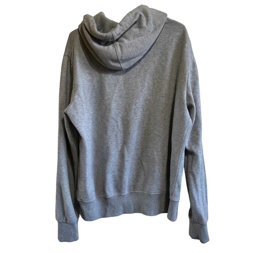 Superdry Vintage JPN Hoodie Mens 2XL Gray Graphic Pullover Sweatshirt - Picture 2 of 8